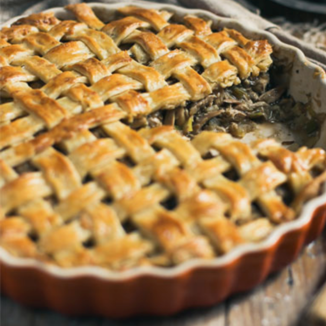 Sussex Beef, Thyme & Celeriac Pie